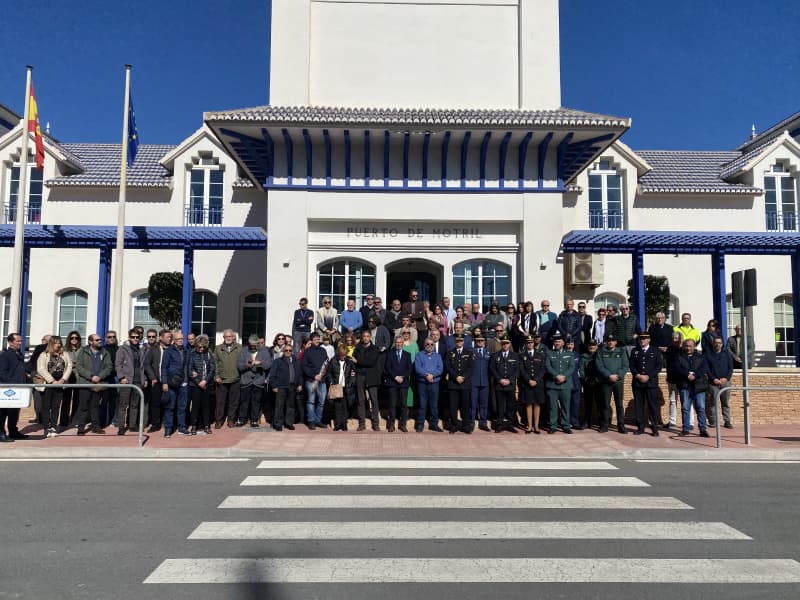 La comunidad Portuaria de Motril rinde homenaje a Ángel Diaz Sol, tras su fallecimiento