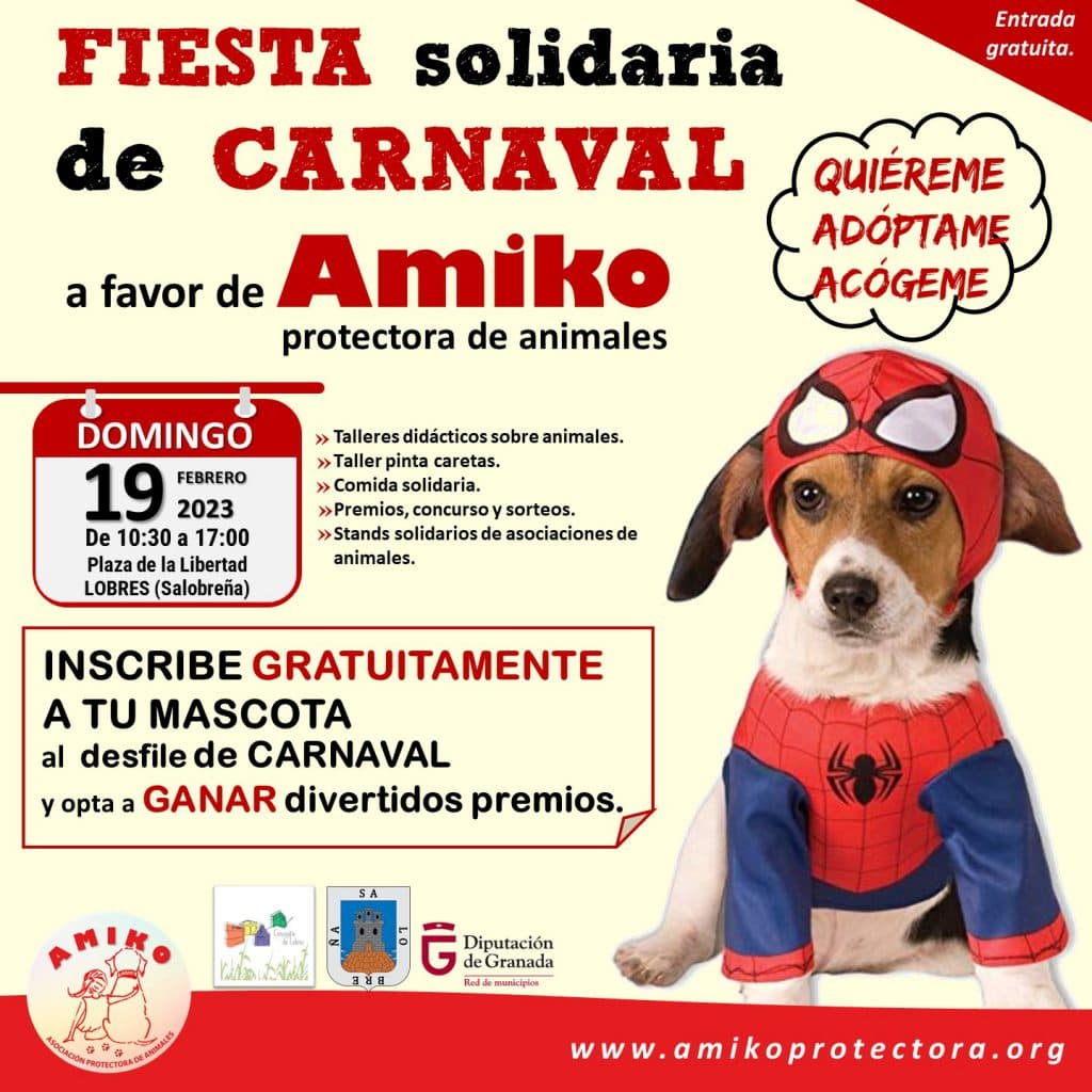 Lobres celebra un ‘Carnaval solidario de animales’
