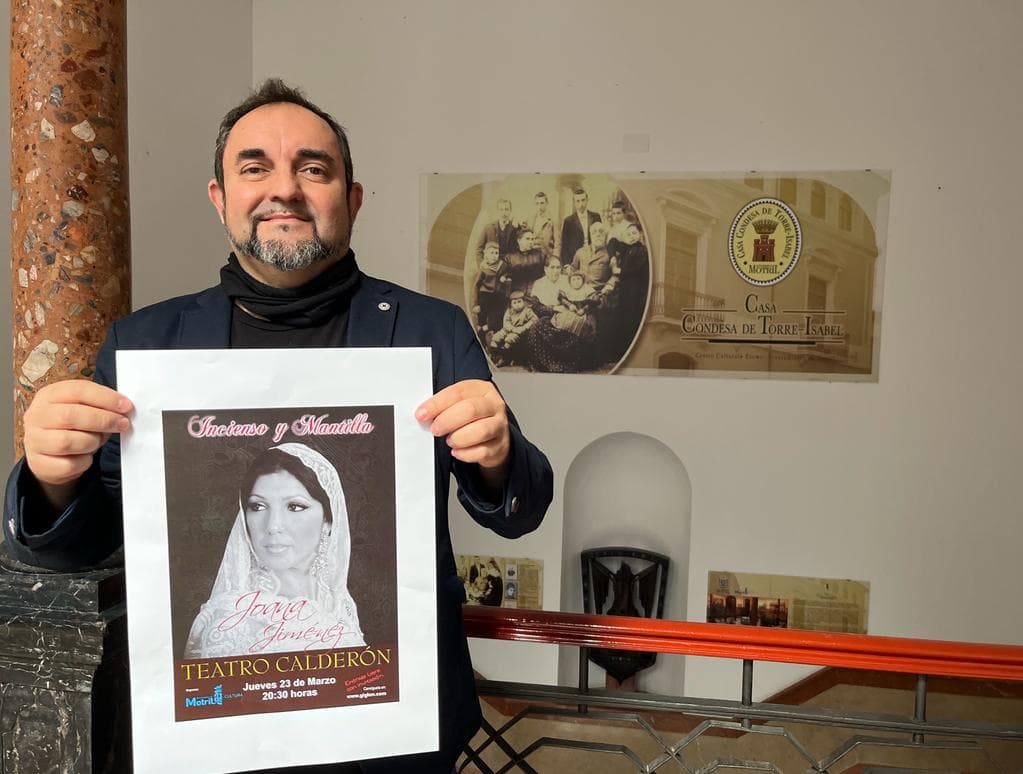 El concierto de copla “Incienso y Mantilla” de Joana Jiménez visitará el Teatro Calderón