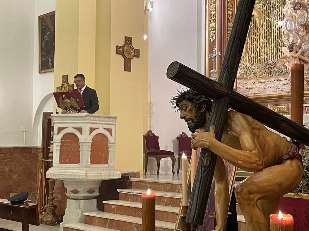 CUARESMA 2023: EL SANTUARIO DE LA PATRONA ACOGE EL XIII PREGÓN DE EXALTACIÓN A JESUS DE PASIÓN Y LA VIRGEN DE LA AMARGURA
