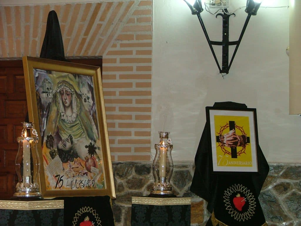 LA COFRADIA DE NUESTRA SEÑORA DE LA SOLEDAD PRESENTA EL CARTEL CONMEMORATIVO DE SU LXXV ANIVERSARIO FUNDACIONAL