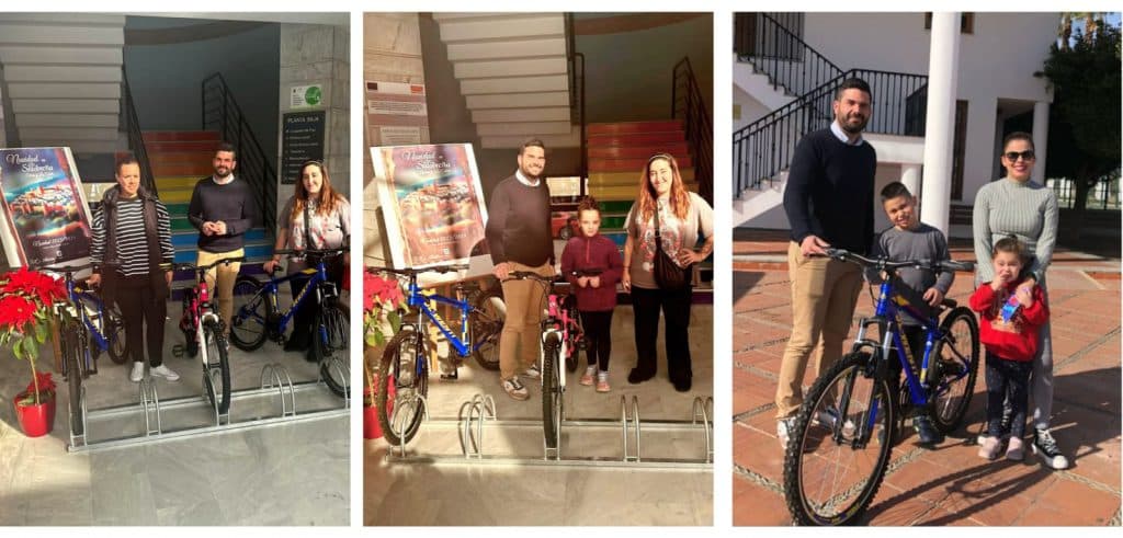 La concejalía de Fiestas pone fin a la Navidad con la entrega de bicicletas del sorteo de las cartas a los Reyes Magos