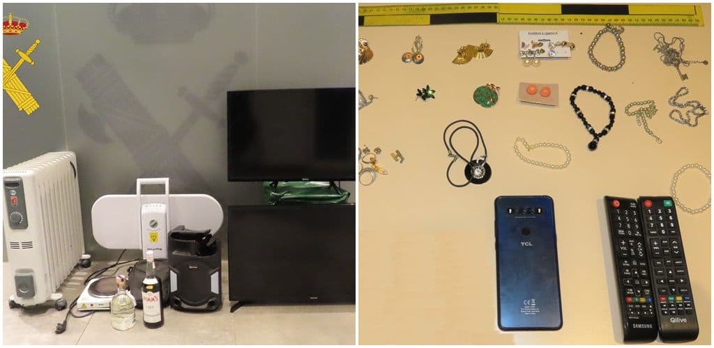 La Guardia Civil detiene a un individuo por dos robos con fuerza en dos viviendas de Vélez de Benaudalla