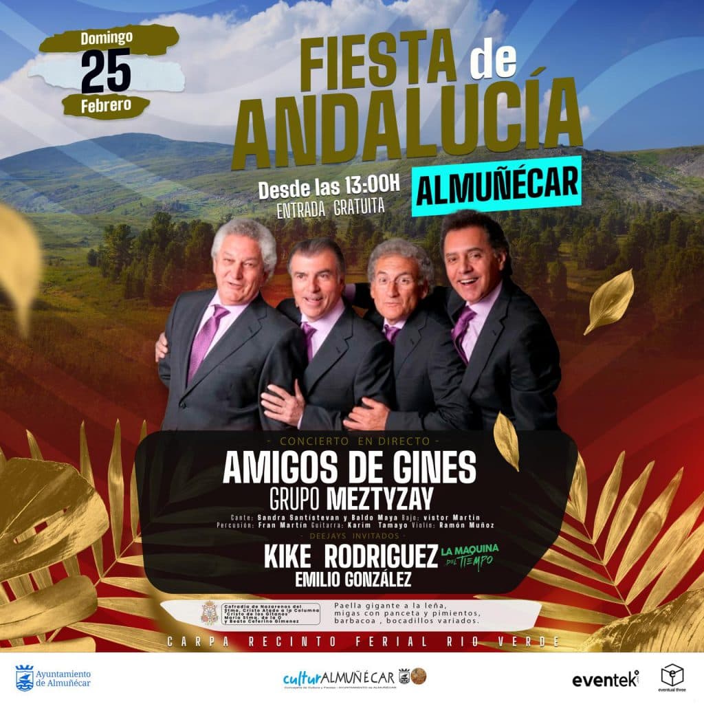 La fiesta andaluza del domingo 25 de febrero y los actos del Día de Andalucía marcan la agenda cultural en Almuñécar