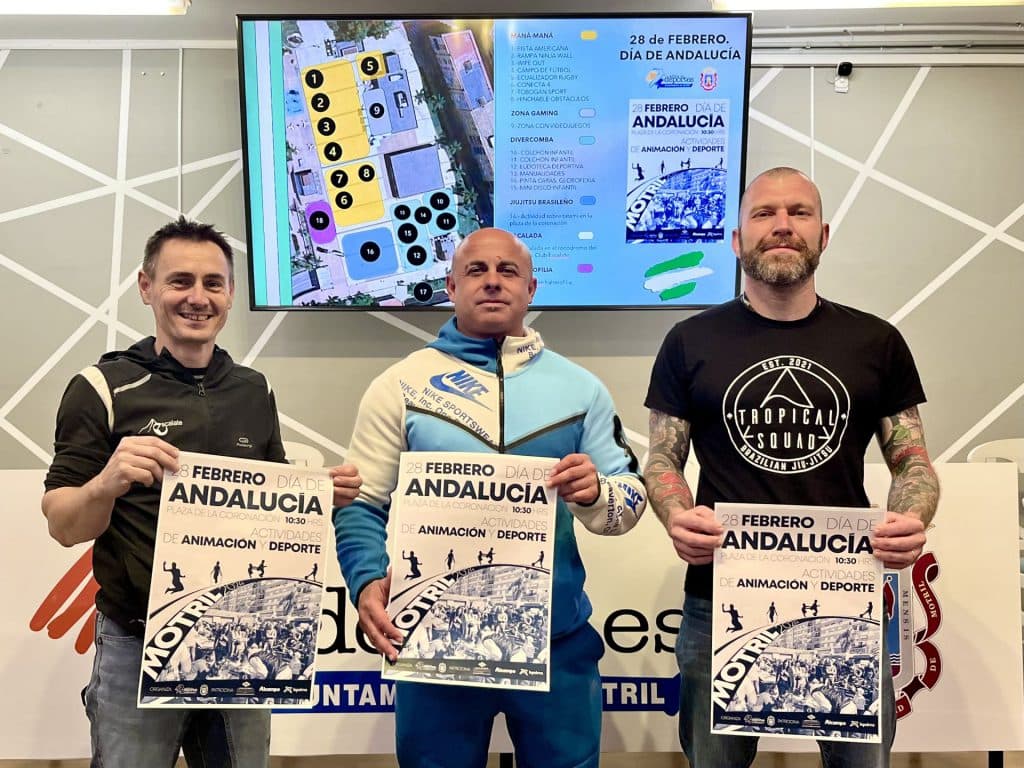 El área de Deportes de Motril anuncia las actividades del Día de Andalucía