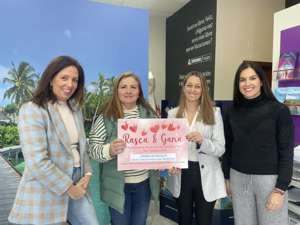 Gertrudis, ganadora del viaje a Praga de la campaña San Valentín de los comercios sexitanos