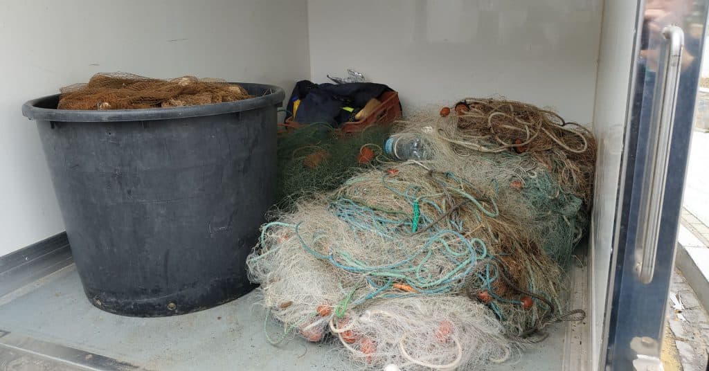 Efectivos de la Inspección Pesquera de Granada incautan ocho artes de pesca ilegales en una operación en Almuñécar