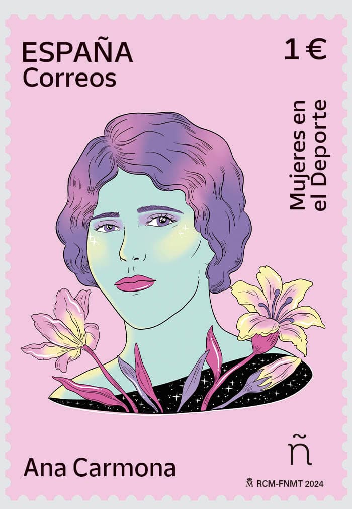 Correos emite un sello dedicado a la primera futbolista española, Ana Carmona