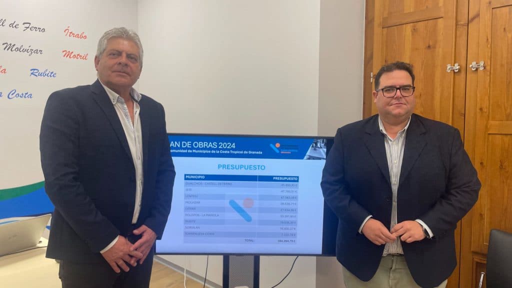 Mancomunidad de la Costa Tropical invierte en nueve municipios 284.264€ dentro del Plan de Obras 2024