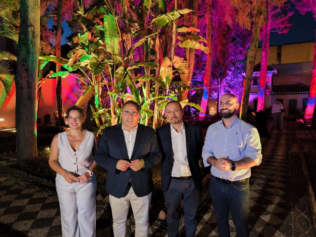 El Palacete de la Najarra luce desde anoche nueva iluminación artística