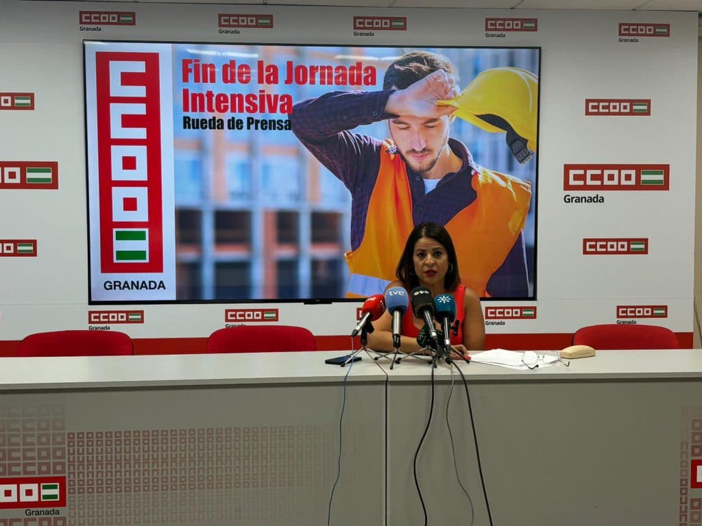 CCOO informa del fin de la jornada intensiva en el sector de la construcción