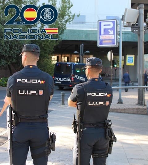 Detenido en Granada un varón tras un robo con violencia de una riñonera a un turista francés y a su hija