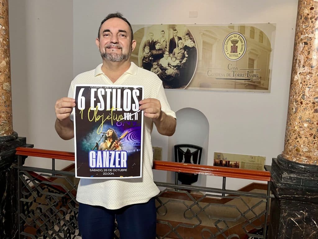 Ganzer llevará su fusión de blues, rock y psicodelia al Teatro Calderón de Motril