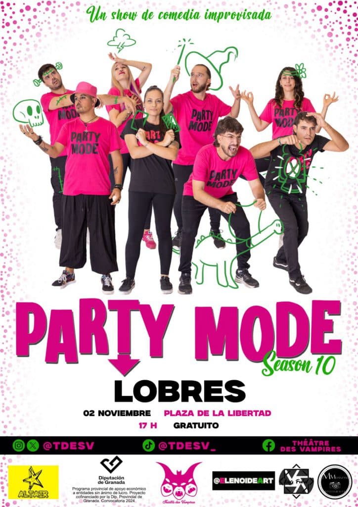 Lobres acogerá el show “Party Mode”, el espectáculo interactivo de Théâtre des Vampires