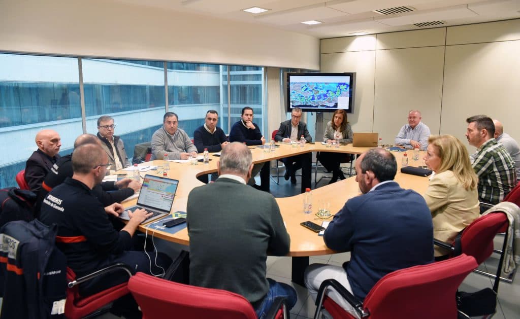 Reunión de Coordinación de la Diputación de Granada ante la DANA