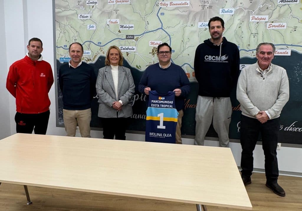 El Molina Olea CB Costa Motril recibe una subvención de la Mancomunidad de la Costa Tropical