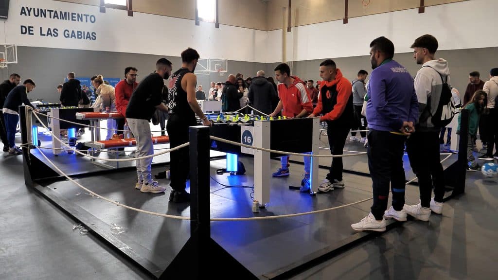 Más de 530 participantes de todo el país disputan en Las Gabias el mayor torneo de futbolín de la provincia