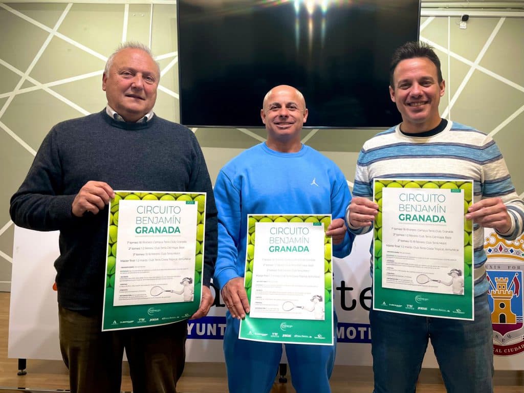 Motril acogerá el tercer torneo del Circuito Benjamín de Granada de tenis los días 15 y 16 de febrero