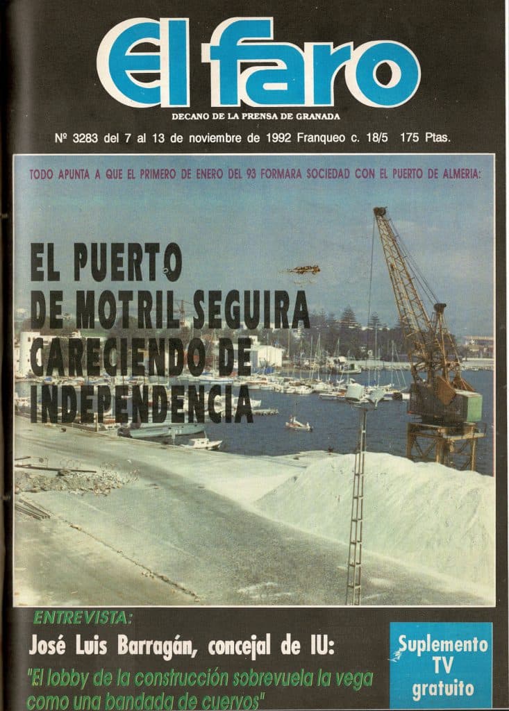 Autoridad Portuaria de Motril: “20 años de travesía”