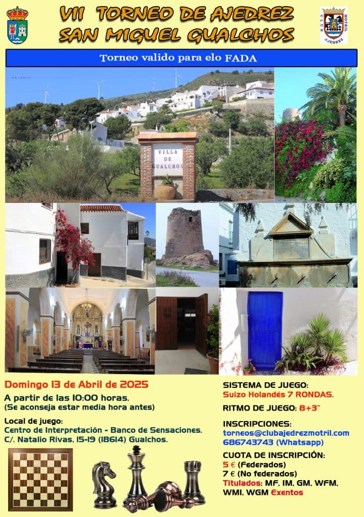 VII Torneo de Ajedrez San Miguel en Gualchos
