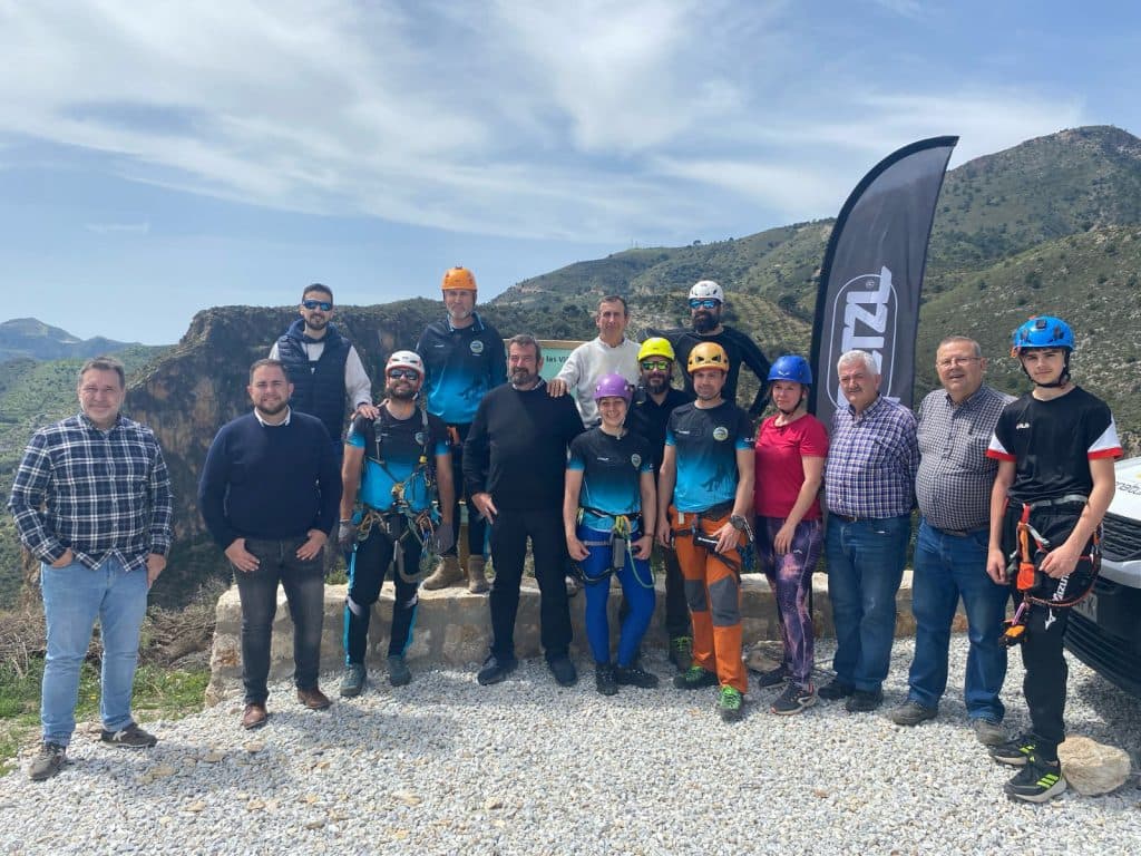 Finalizan las obras de construcción y acondicionamiento de la Vía Ferrata en el Tajo de las Viñas de Lentegí