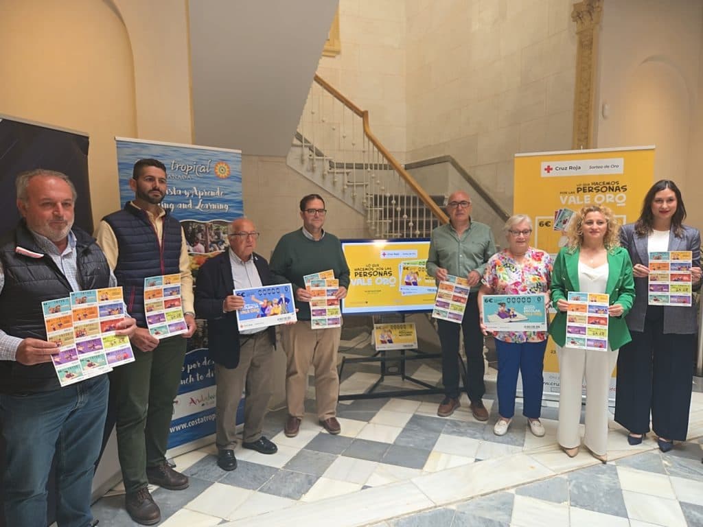 Los municipios de la Mancomunidad de la Costa Tropical jugarán el Sorteo del Oro de Cruz Roja con el número de su código postal