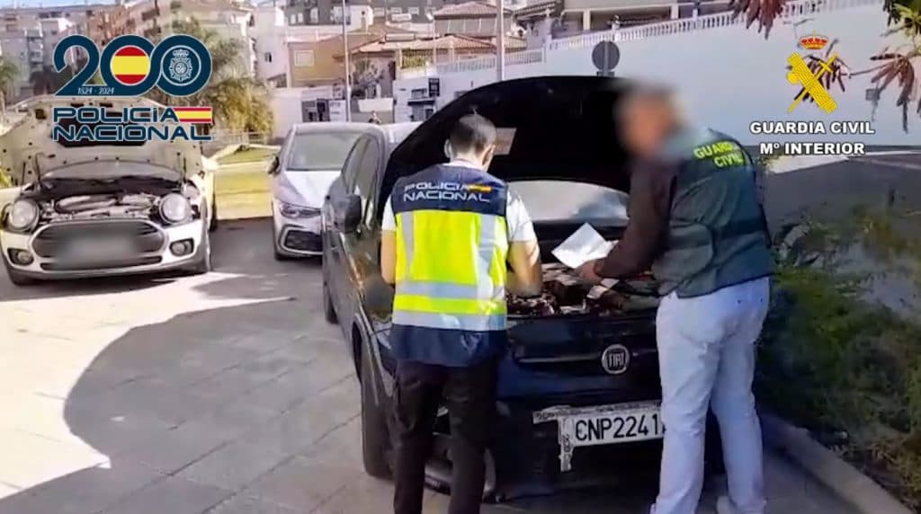 Robaban vehículos en distintos países de la Unión Europea y trasladarlos a España, concretamente a Motril