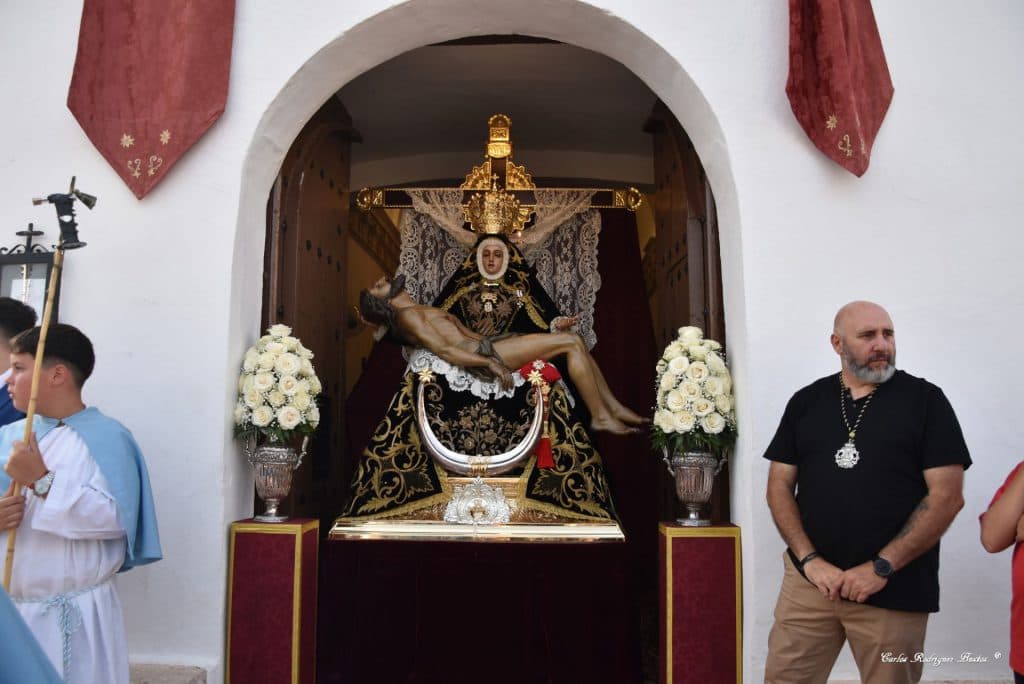 PROCESIÓN DE JÚBILO DE LA PATRONA DE MOTRIL POR LAS CALLES DE LA CIUDAD