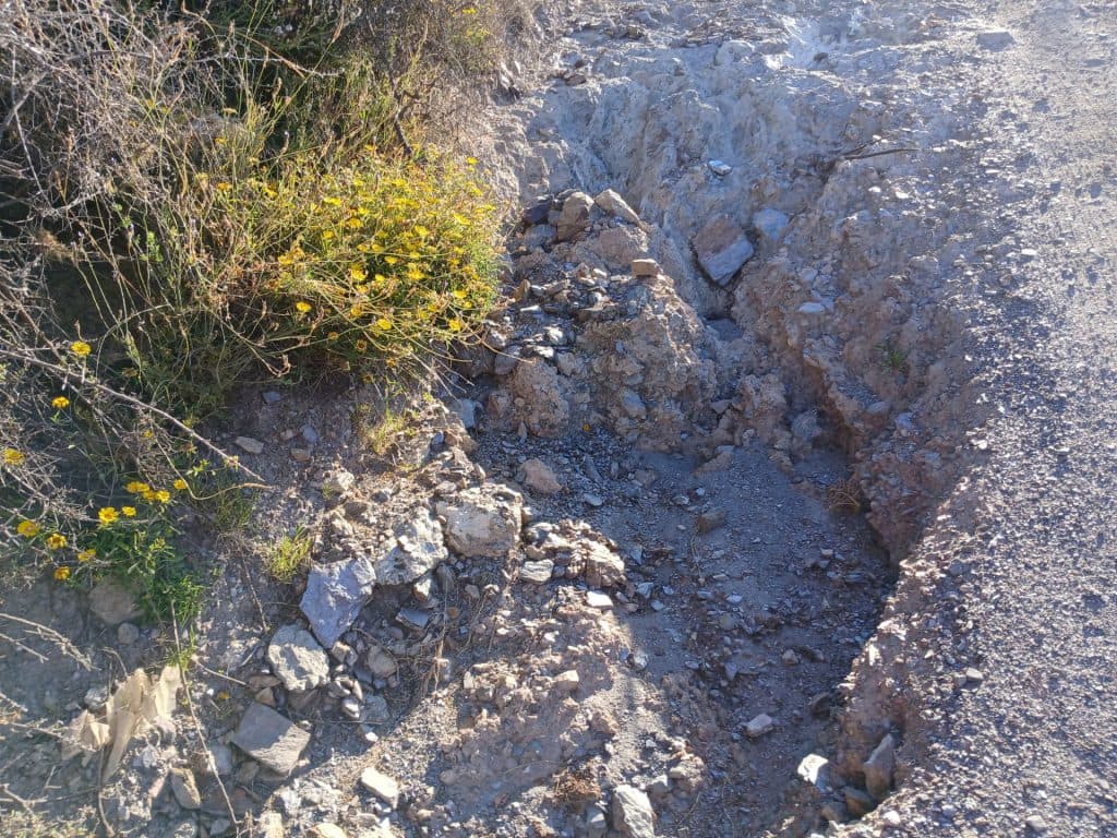 El PP de Albuñol denuncia el estado del Camino ubicado en la zona de “El Saltadero”