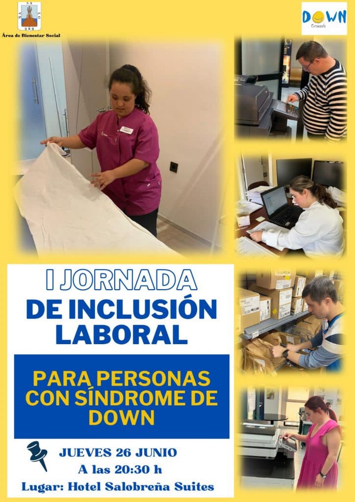 Salobreña celebrará la I Jornada de Inclusión Laboral para Personas con Síndrome de Down
