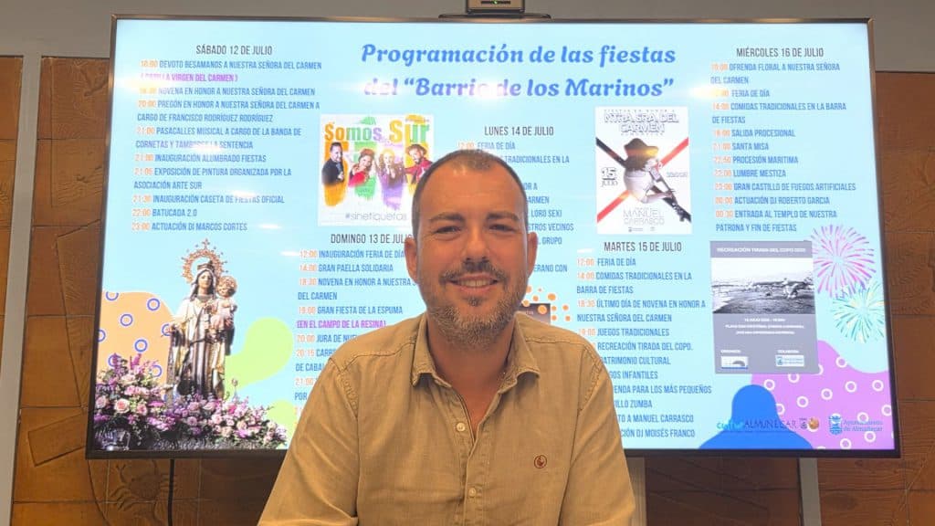 Las fiestas del barrio de los Marinos en honor a la Virgen del Carmen de Almuñécar del 12 al 16 de julio