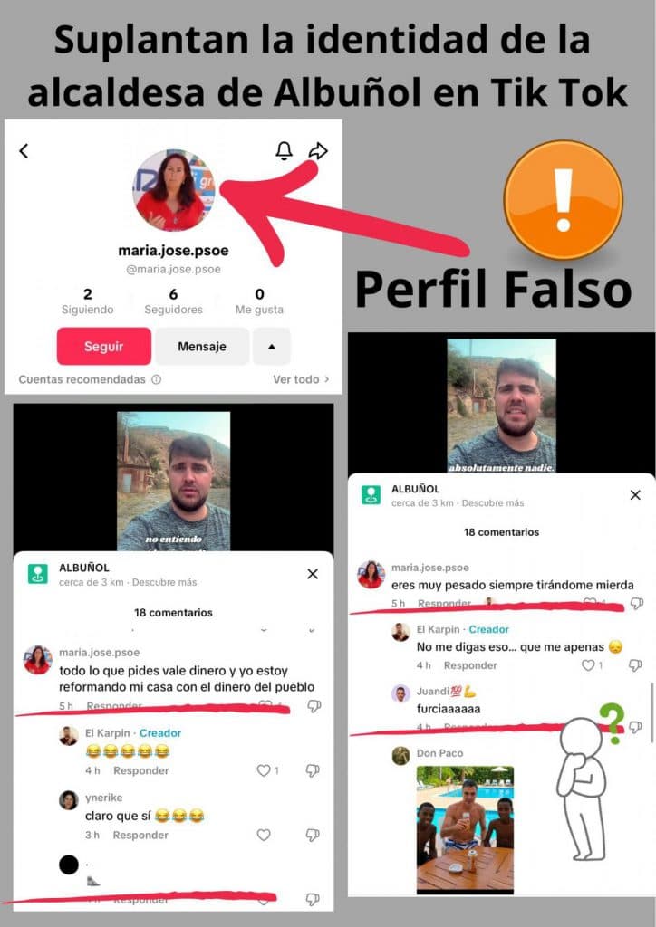 Suplantan la identidad de la alcaldesa de Albuñol en una red social