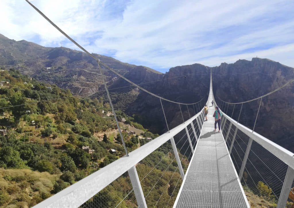 Lanjarón avanza hacia la creación de la tirolina interurbana más grande de Europa