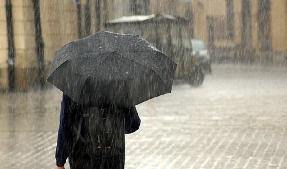 Activado aviso amarillo durante 24 horas en la Costa Tropical y Alpujarra por intensas lluvias