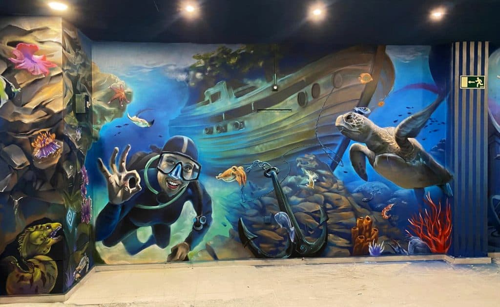 El acuario de Almuñécar albergará arte a lo largo de todo su recorrido