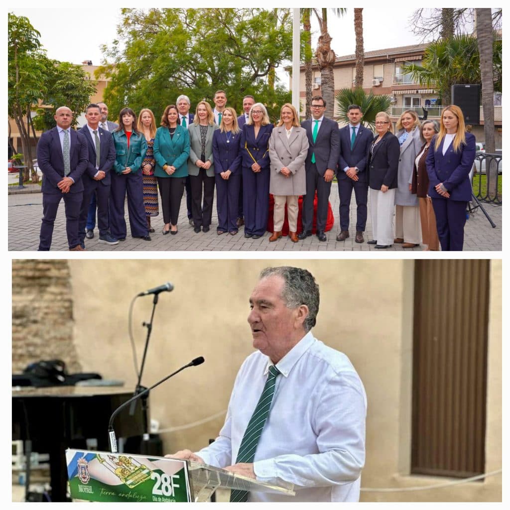 Motril celebra la festividad del Día de Andalucía con el recuerdo a Antonio Escámez, en el parque 28 de Febrero que ya lleva su nombre
