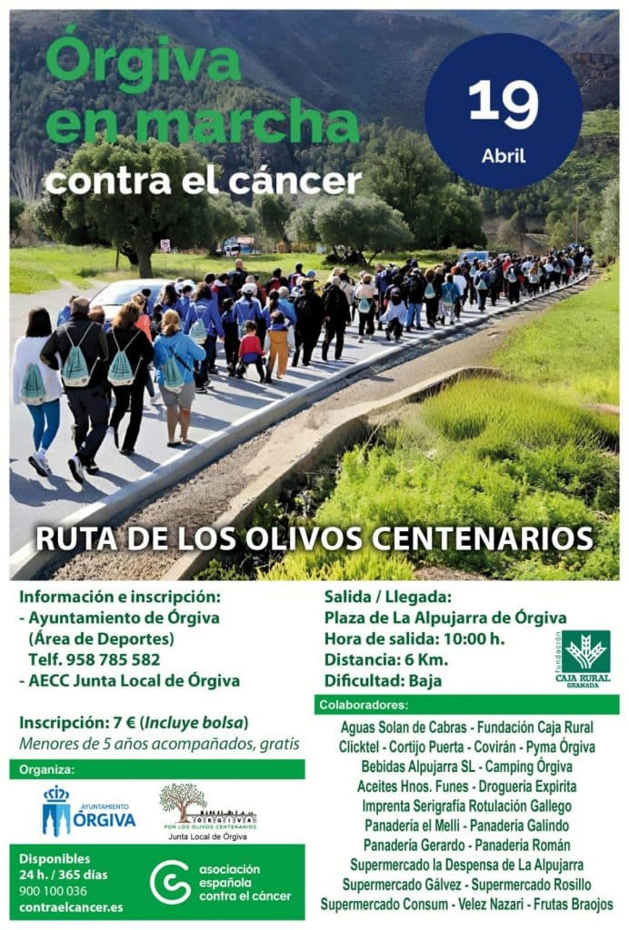 Órgiva sacará a pasear su lucha contra el cáncer