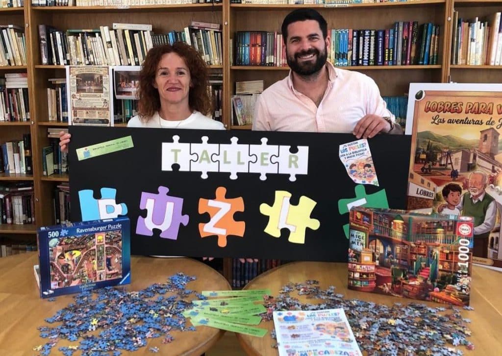 La Biblioteca Municipal de Lobres organiza un Taller de Rompecabezas