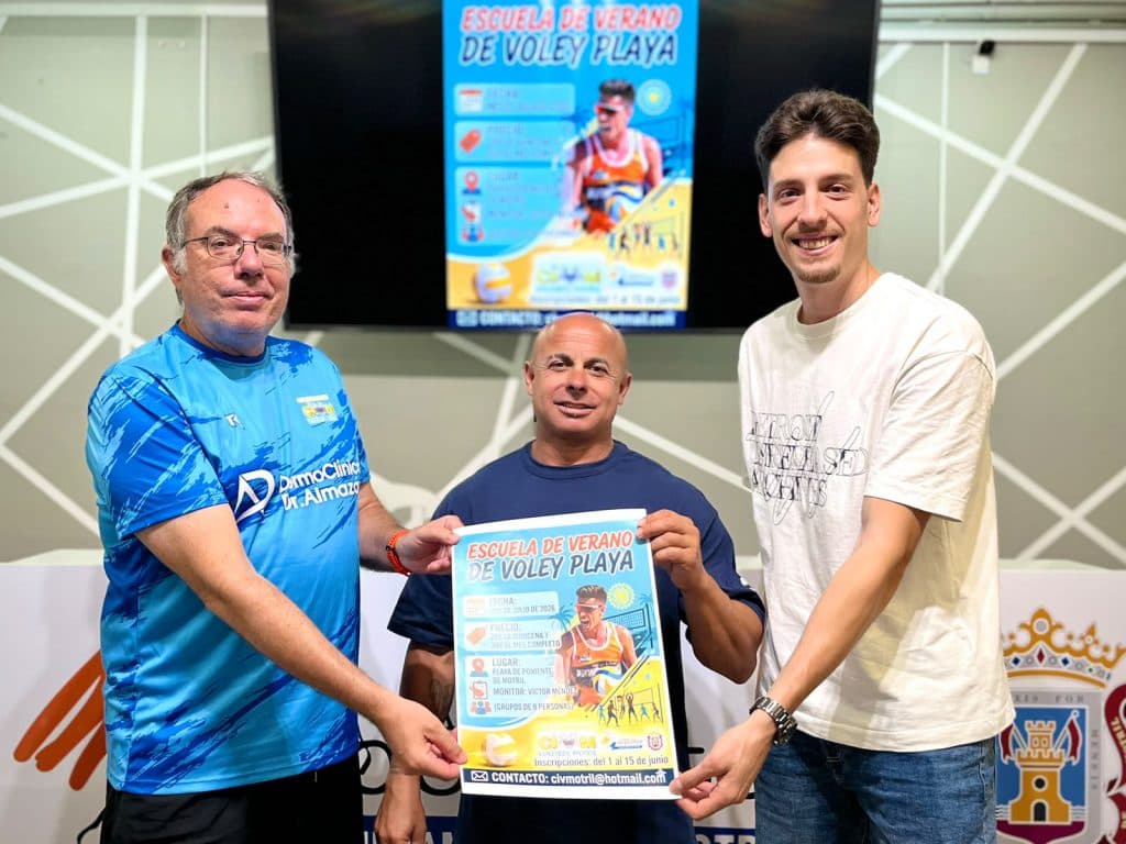 Víctor Méndez liderará la Escuela de Verano de Vóley Playa de Motril y anuncia su convocatoria con la Selección Española para los Juegos del Mediterráneo