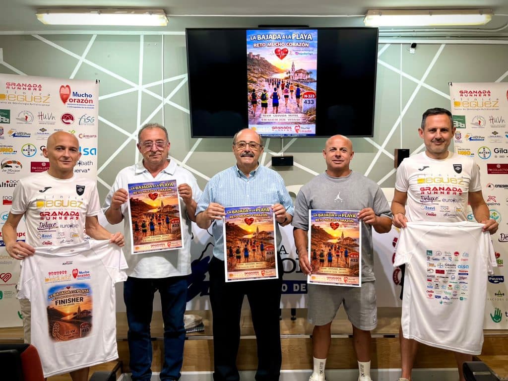 La 7ª Bajada a la Playa Reto Mucho Corazón volverá a unir Granada y Motril en una gran prueba solidaria de 70 kilómetros