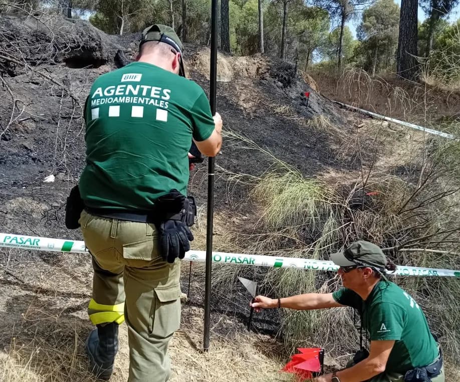 Investigadas dos personas por el incendio forestal en El Valle el pasado 25 de julio