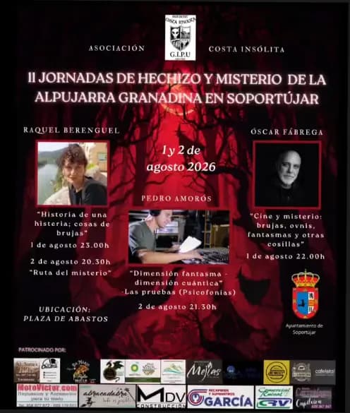 II Jornadas de Hechizo y Misterio de la Alpujarra granadina en Soportújar