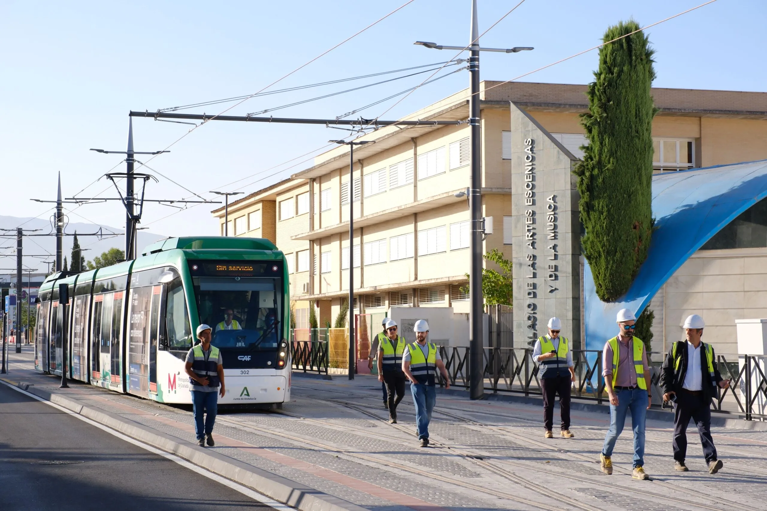 La Junta retoma las pruebas con trenes en la prolongación del Metro de Granada hasta Las Gabias