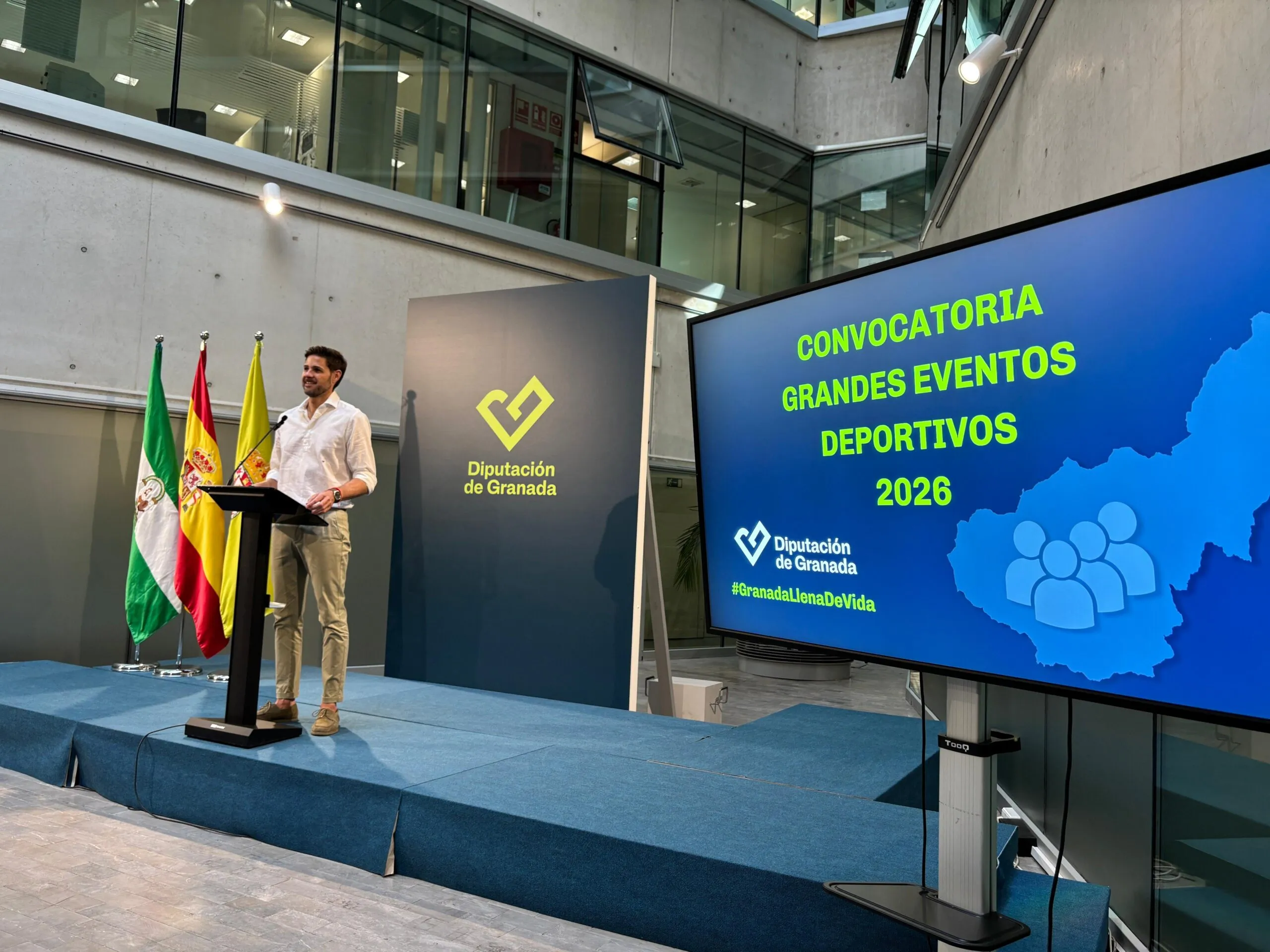 Diputación destina 360.000 euros «a impulsar la celebración de grandes eventos deportivos en la provincia durante 2026»