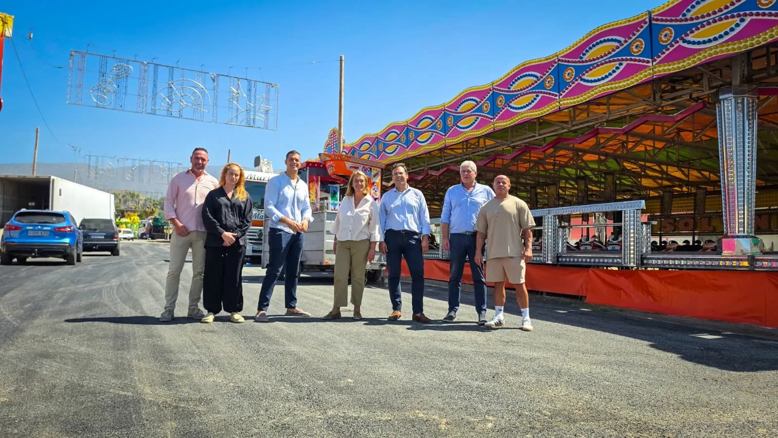 Todo preparado en el Recinto Ferial de Motril para el comienzo de las Fiestas Patronales 2026