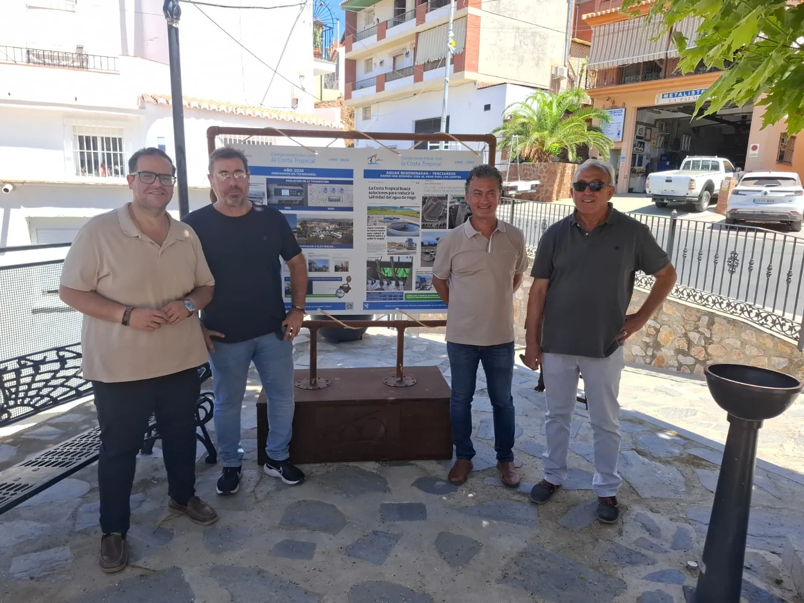 La exposición itinerante del 30 aniversario de Aguas y Servicios inicia su recorrido por la Costa Tropical en Jete y La Rábita