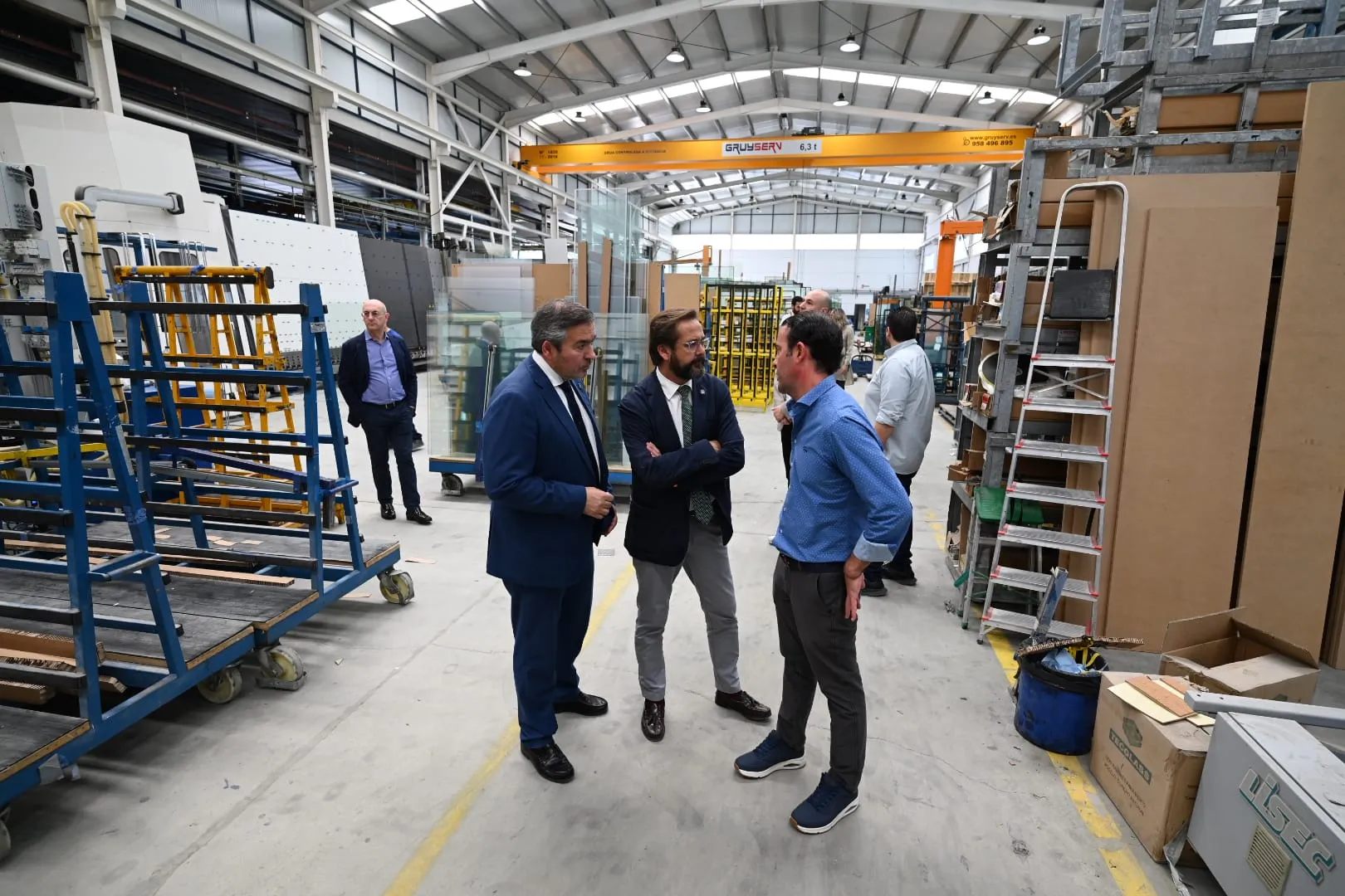 La Junta respalda la modernización en Granada de CVGLASS con incentivos de TRADE para impulsar la innovación