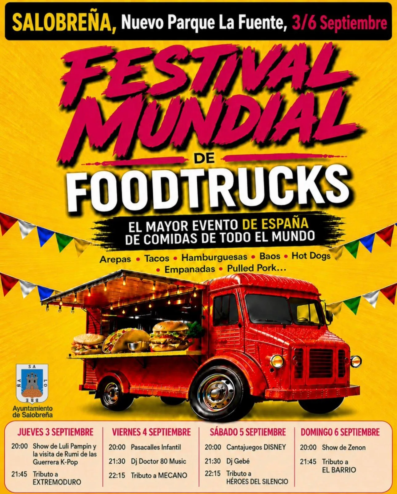 Sabores del mundo y música en directo: Salobreña celebra la II edición del Festival Mundial de Foodtrucks