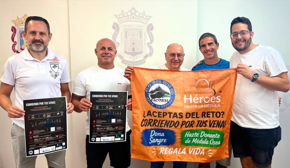 ‘Corriendo por tus venas’ unirá Motril y Granada, a través del Mulhacén, en un reto de 110 kilómetros para fomentar la donación de sangre y médula ósea
