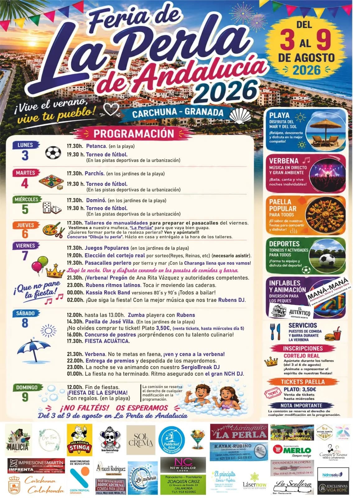 Feria de La Perla de Andalucía 2026 en Carchuna